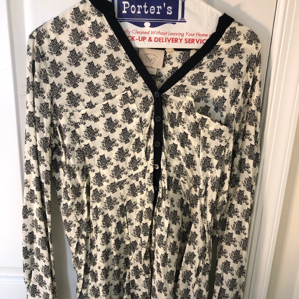 Owl top (Anthropologie)